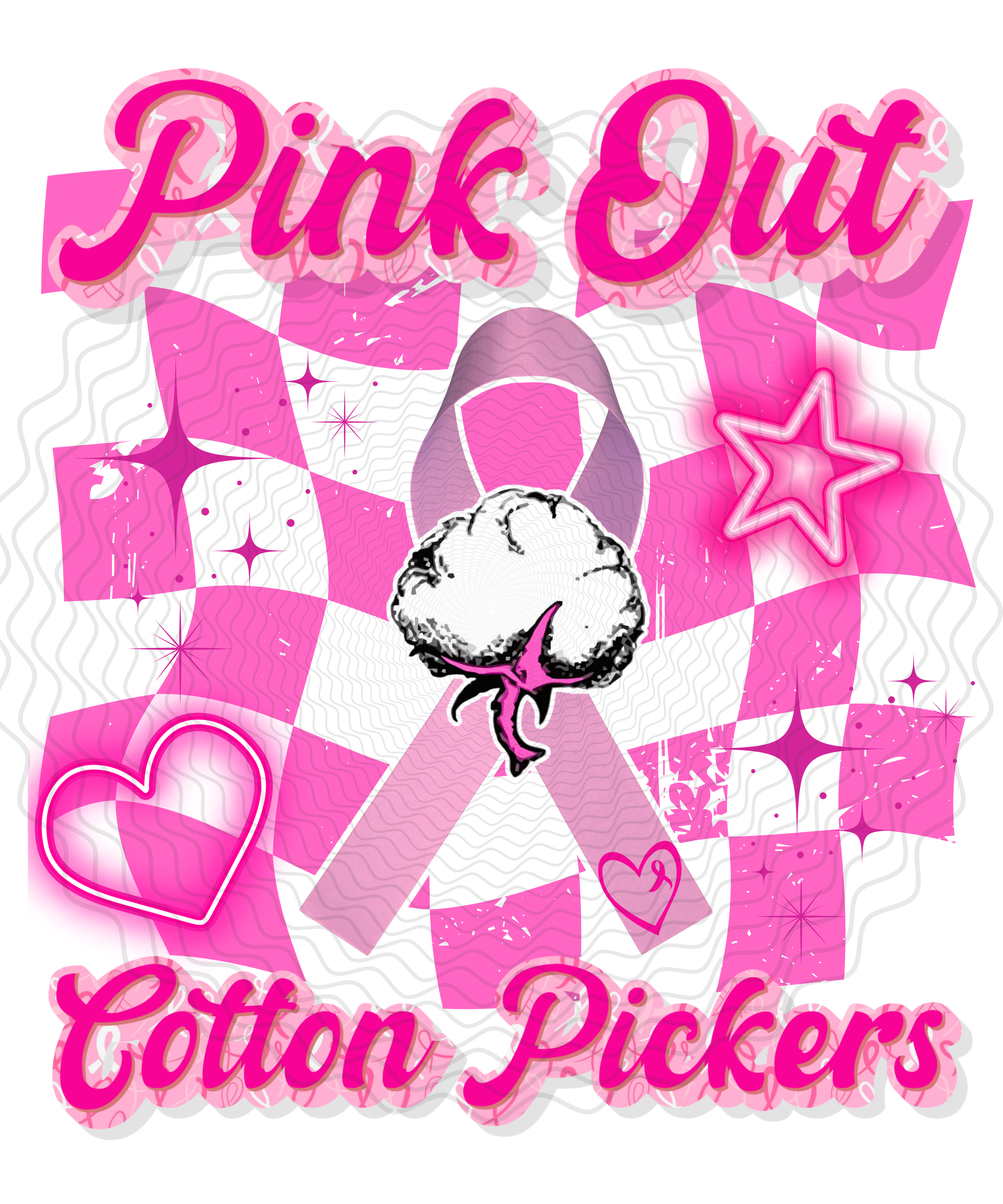 Breast Cancer Awareness Cotton Pickers